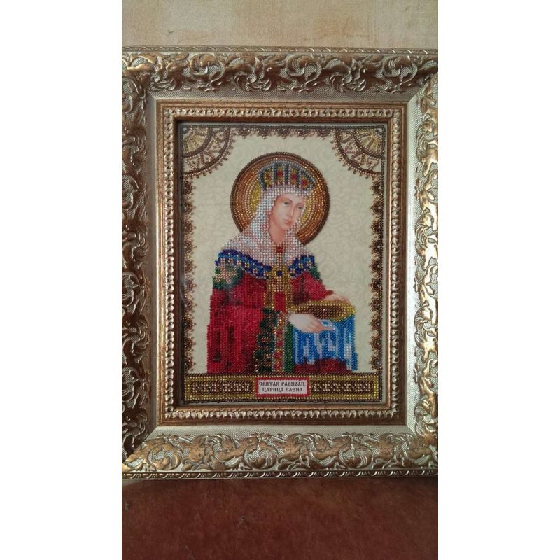 Icon's charts on artistic canvas St. Helen