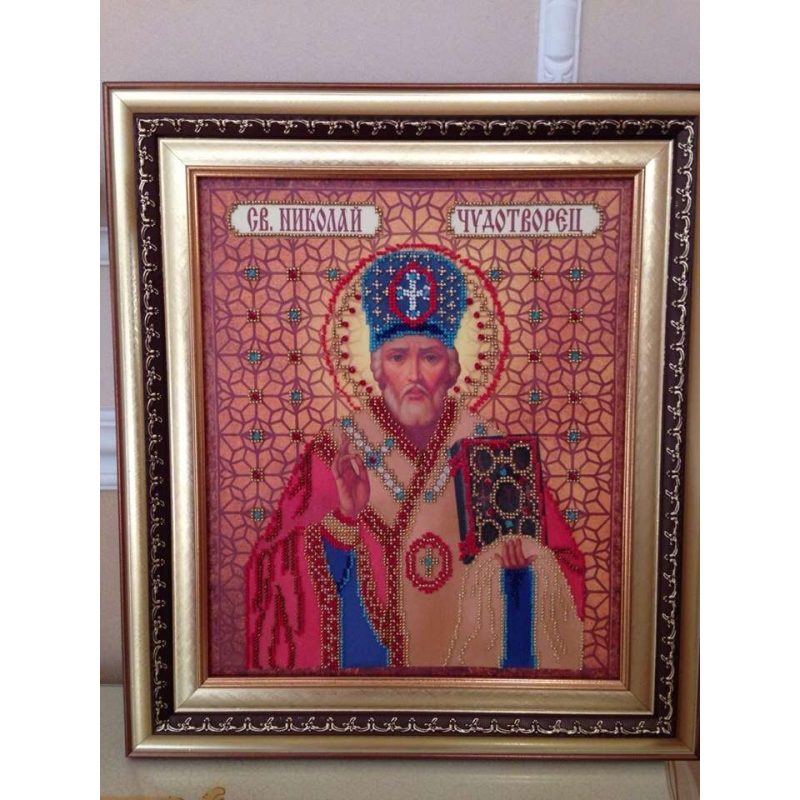 Main Bead Embroidery Kit St. Nicholas the Miracle