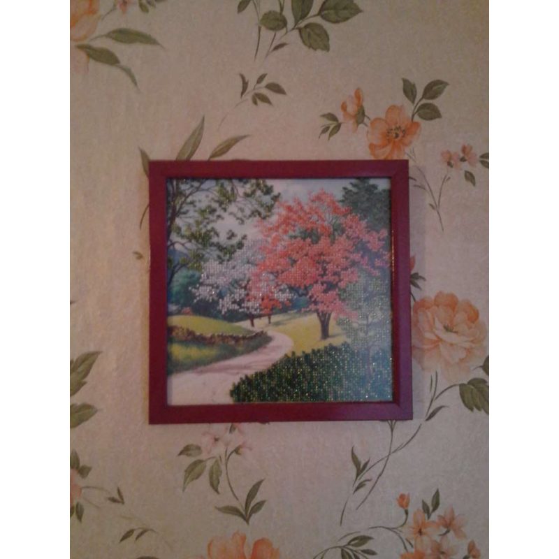 Charts on artistic canvas Blooming Park