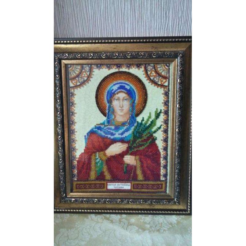 Icon's charts on artistic canvas St. Tatiana