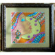 Charts on artistic canvas African girl