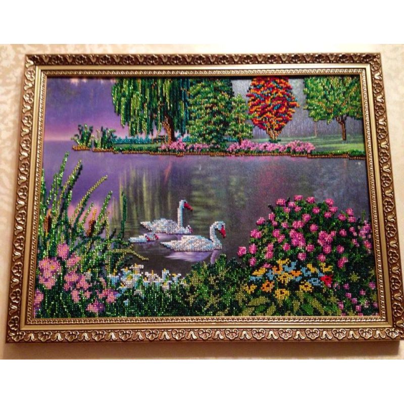 Main Bead Embroidery Kit Swan song