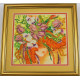 Charts on artistic canvas Autumn Girl