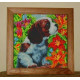 Charts on artistic canvas Puppy