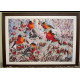 Main Bead Embroidery Kit Bullfinches