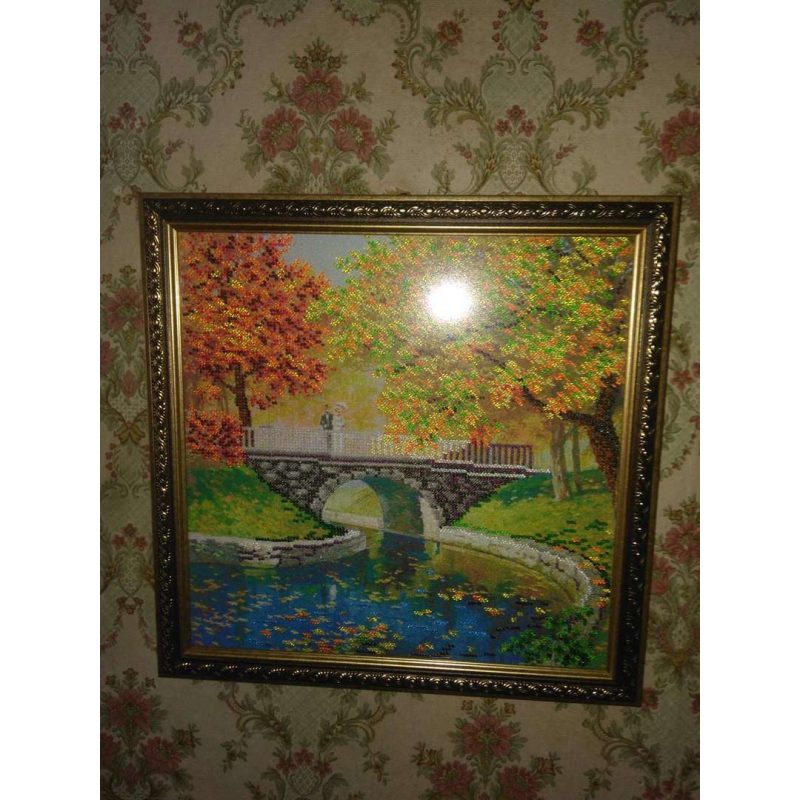 Charts on artistic canvas Transparent autumn-1