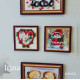 Mini Magnets Bead embroidery kit I give you a flower