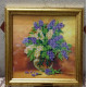 Charts on artistic canvas Lilac