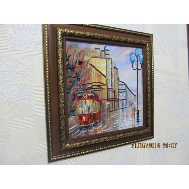 Charts on artistic canvas Rainy Evening