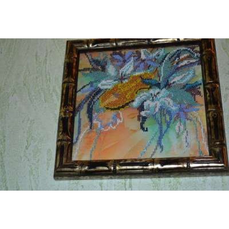 Charts on artistic canvas Winter Girl