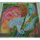 Charts on artistic canvas Paradise bird