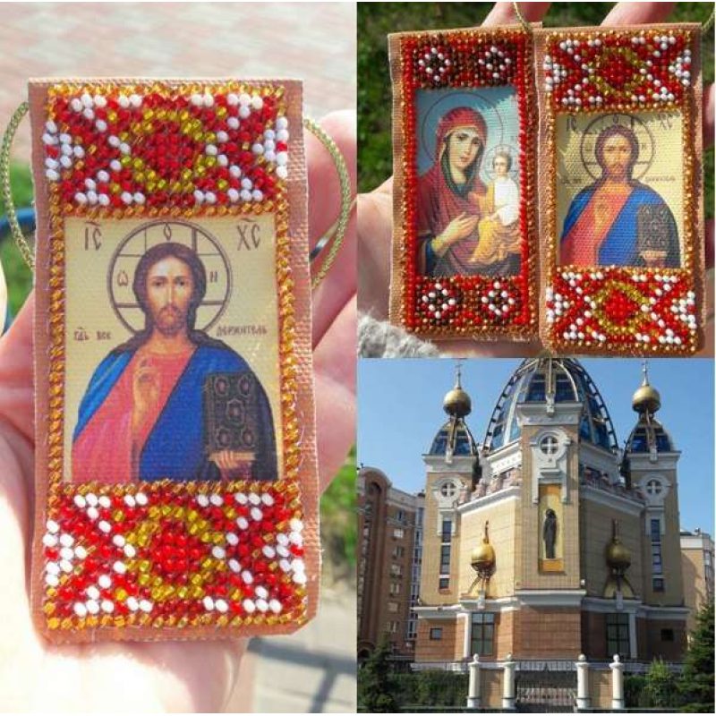 Talisman bead embroidery kits The Lord's Prayer.