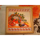 Charts on artistic canvas Happy Easter