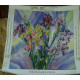 Charts on artistic canvas Aquarelle Irises