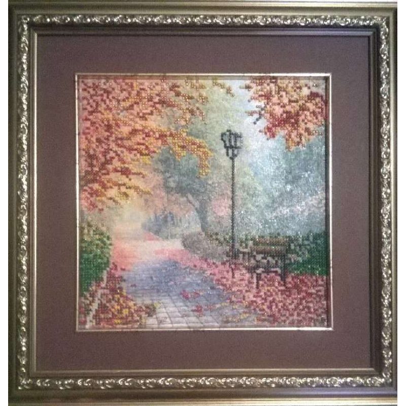 Charts on artistic canvas Tansparent autumn