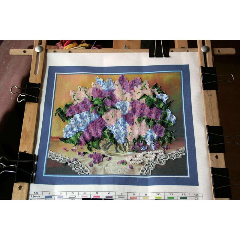 Main Bead Embroidery Kit Lilacs