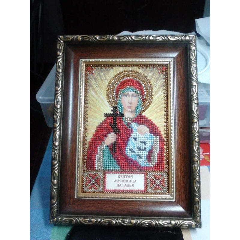 St.Icons Mini Bead embroidery kits St. Natalia