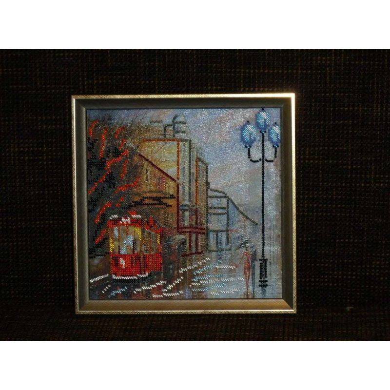 Charts on artistic canvas Rainy Evening