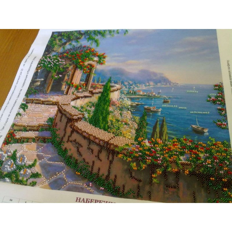 Charts on artistic canvas Seafront