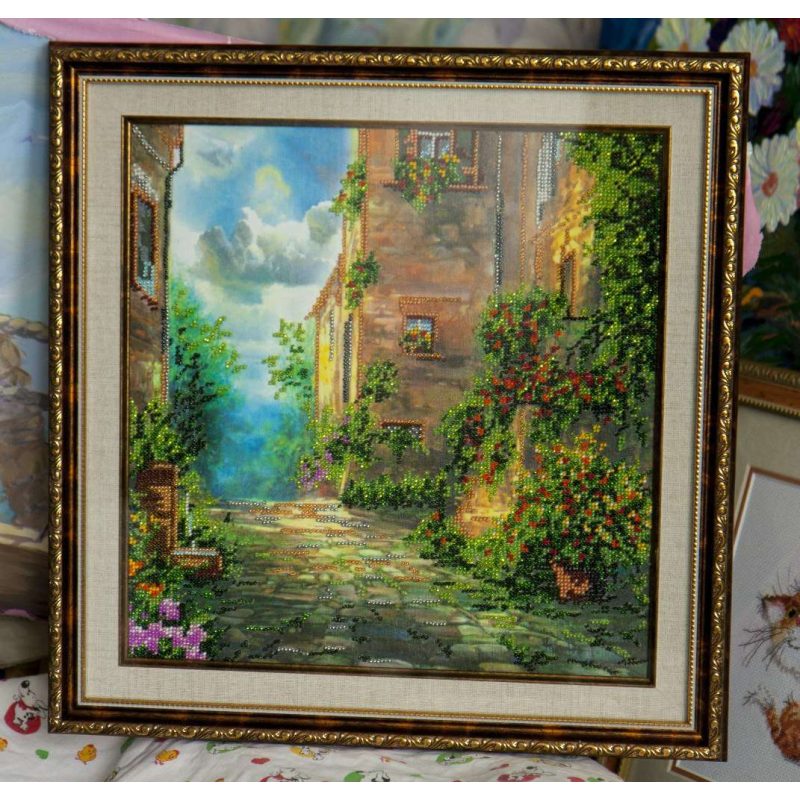 Main Bead Embroidery Kit Flower street