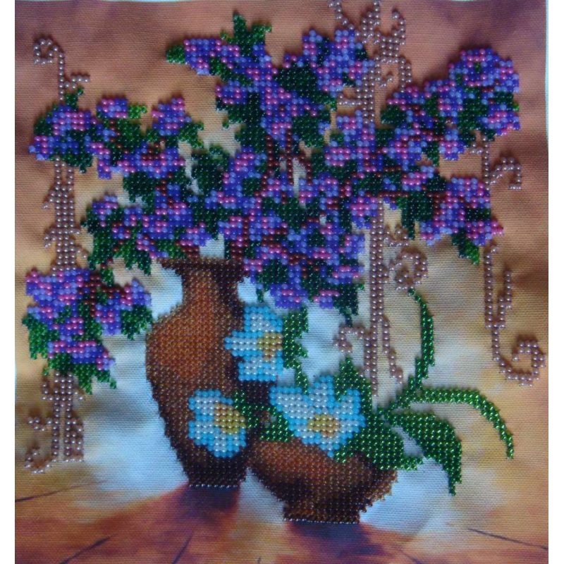Charts on artistic canvas Spring Flowers
