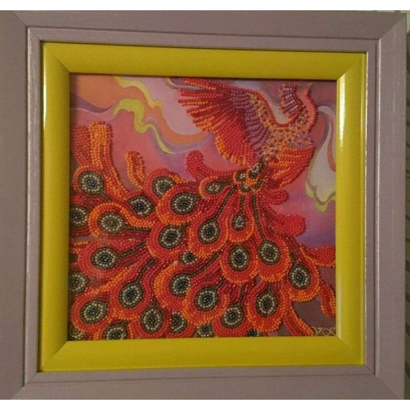 Charts on artistic canvas Firebird