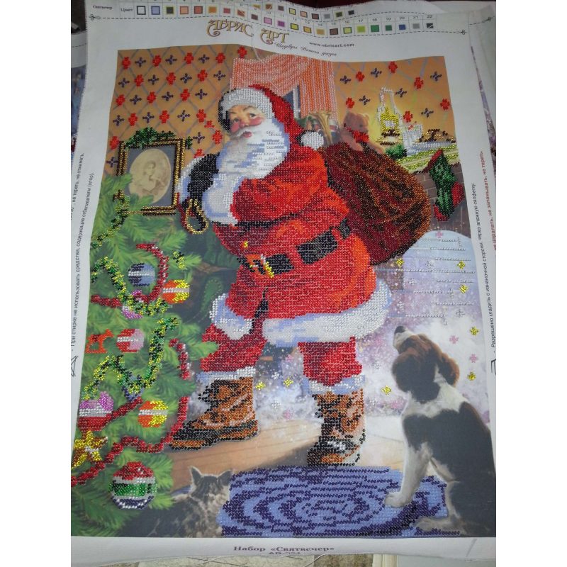 Main Bead Embroidery Kit Christmas Eve