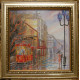 Charts on artistic canvas Rainy Evening