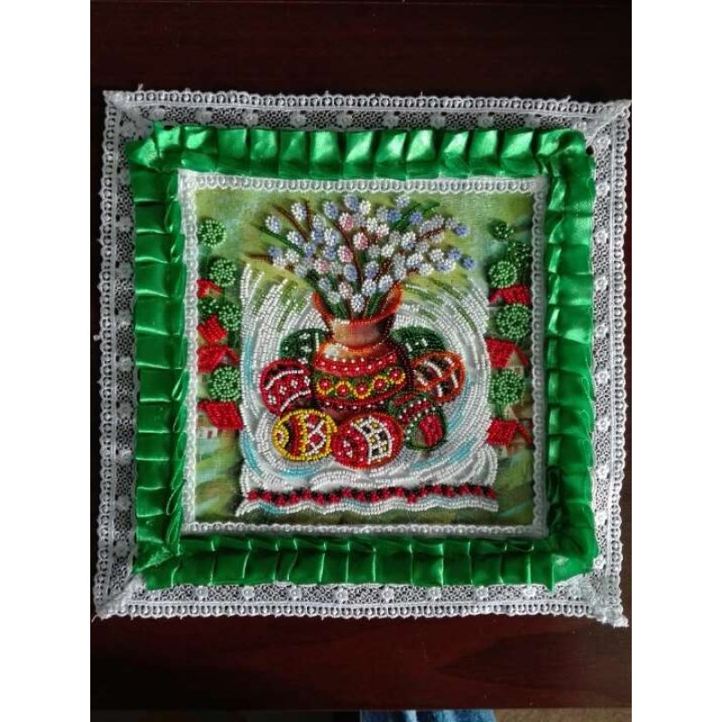 Charts on artistic canvas Easter