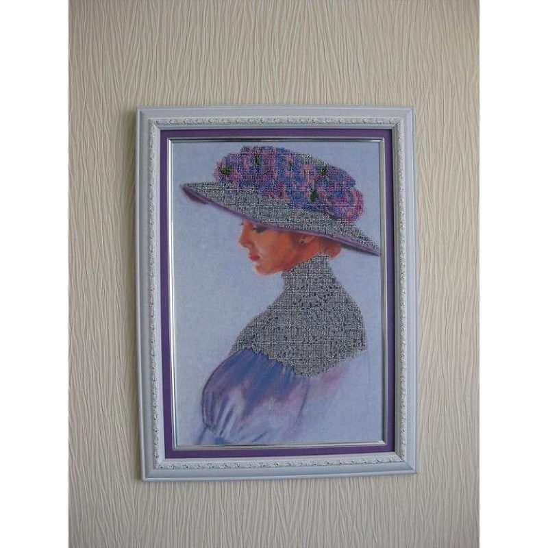 Main Bead Embroidery kit Violet