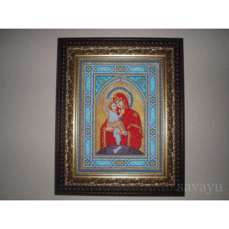 Main Bead Embroidery Kit Our Lady Pochaev