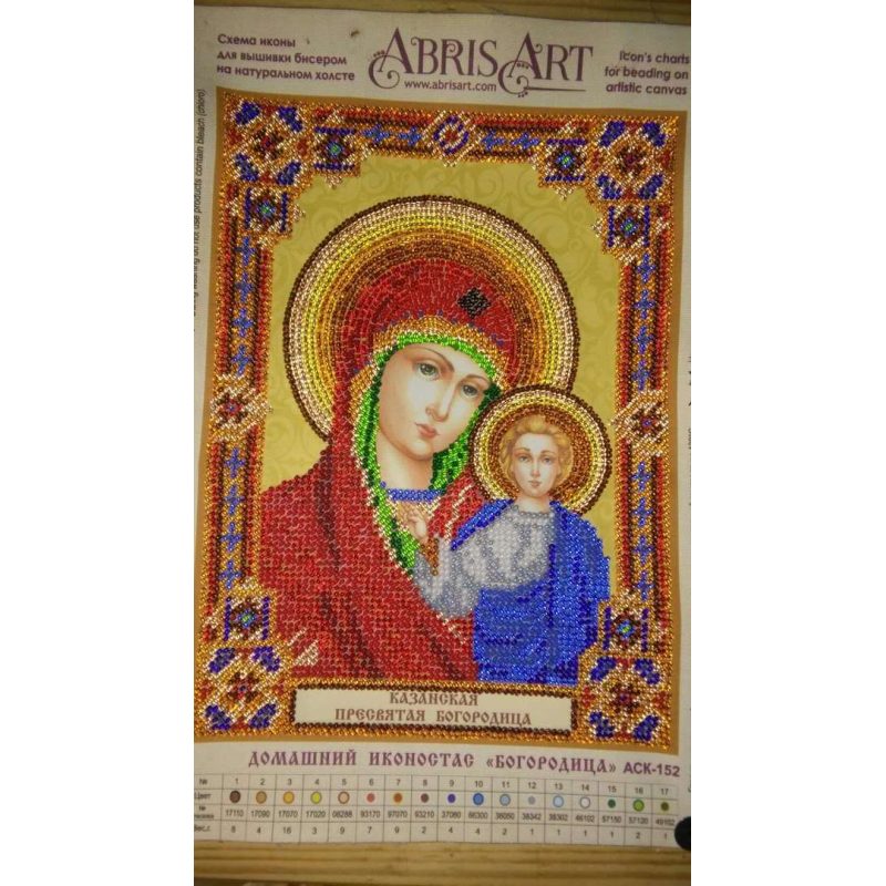 Icon's charts on artistic canvas Home iconostasis «Our Lady»