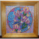 Charts on artistic canvas Singing irises