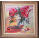 Charts on artistic canvas Picturesque peonies