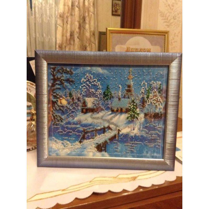 Main Bead Embroidery Kit Country evenings