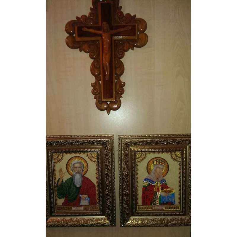 Icon's charts on artistic canvas St. Andrew