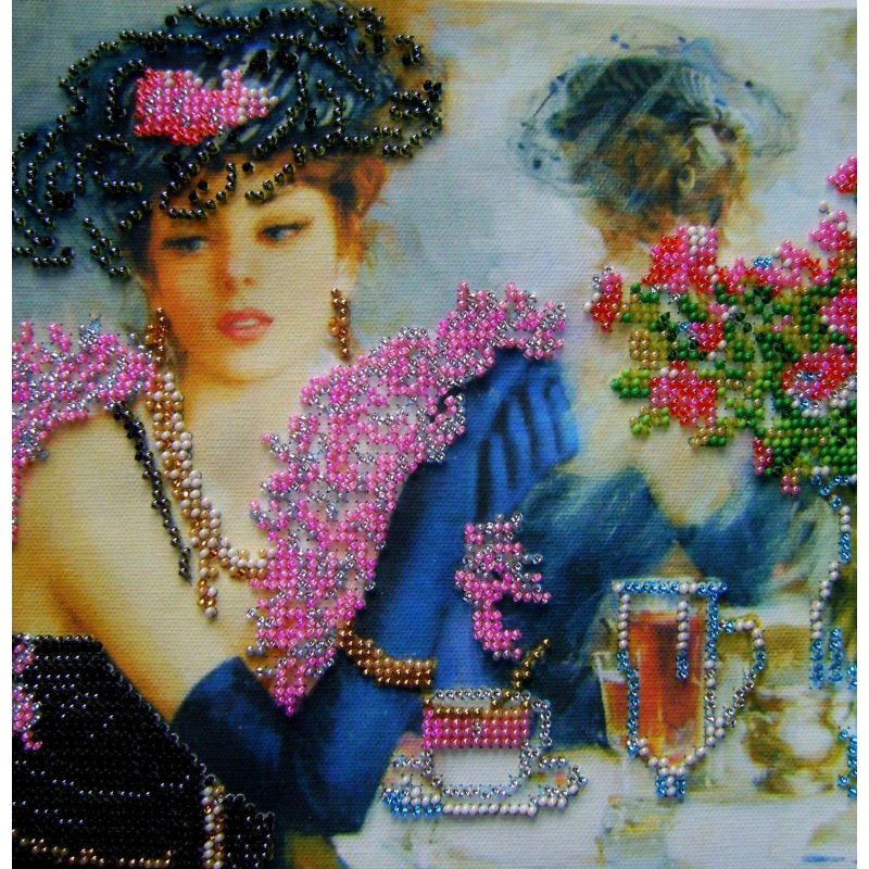 Charts on artistic canvas The Parisian Woman