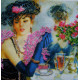 Charts on artistic canvas The Parisian Woman