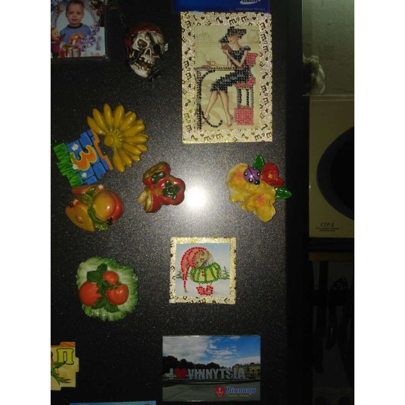 Mini Magnets Bead embroidery kit Owl – 2