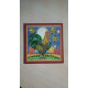 Mini Magnets Bead embroidery kit Gold crest