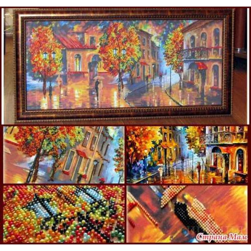 Main Bead Embroidery Kit October colours
