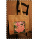 Charts on artistic canvas Pink lotus
