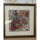 Charts on artistic canvas Fairy tale bird