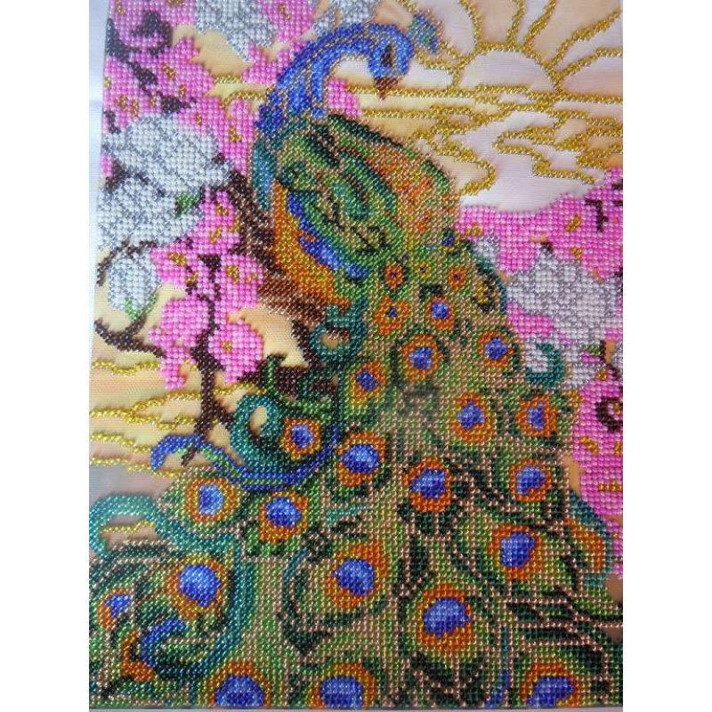 Main Bead Embroidery Kit Peacock