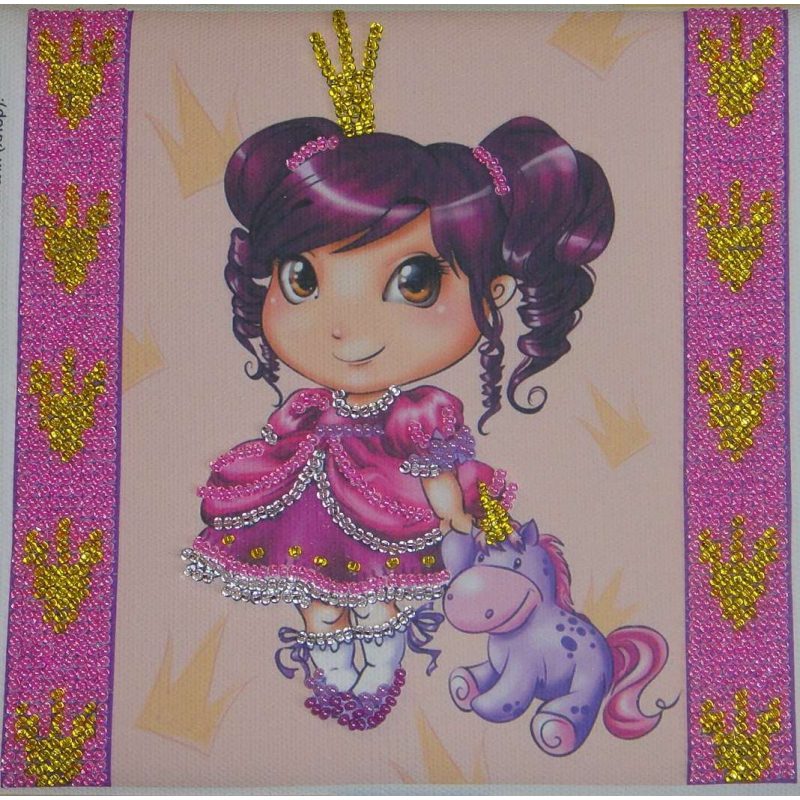 Mini Bead embroidery kit Adele
