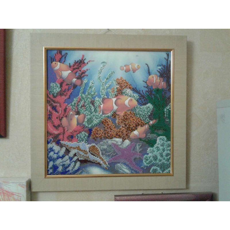 Charts on artistic canvas Under the Sea