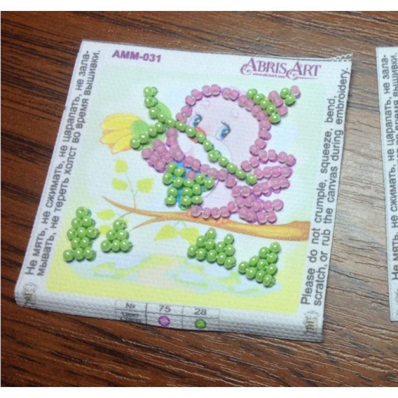 Mini Magnets Bead embroidery kit Nestling