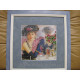 Charts on artistic canvas The Parisian Woman