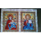 Icon's charts on artistic canvas Wedding Icon – The Holy Mother of God