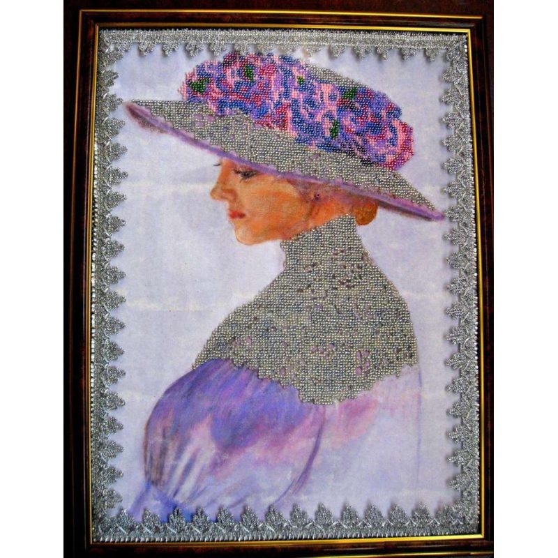 Main Bead Embroidery kit Violet